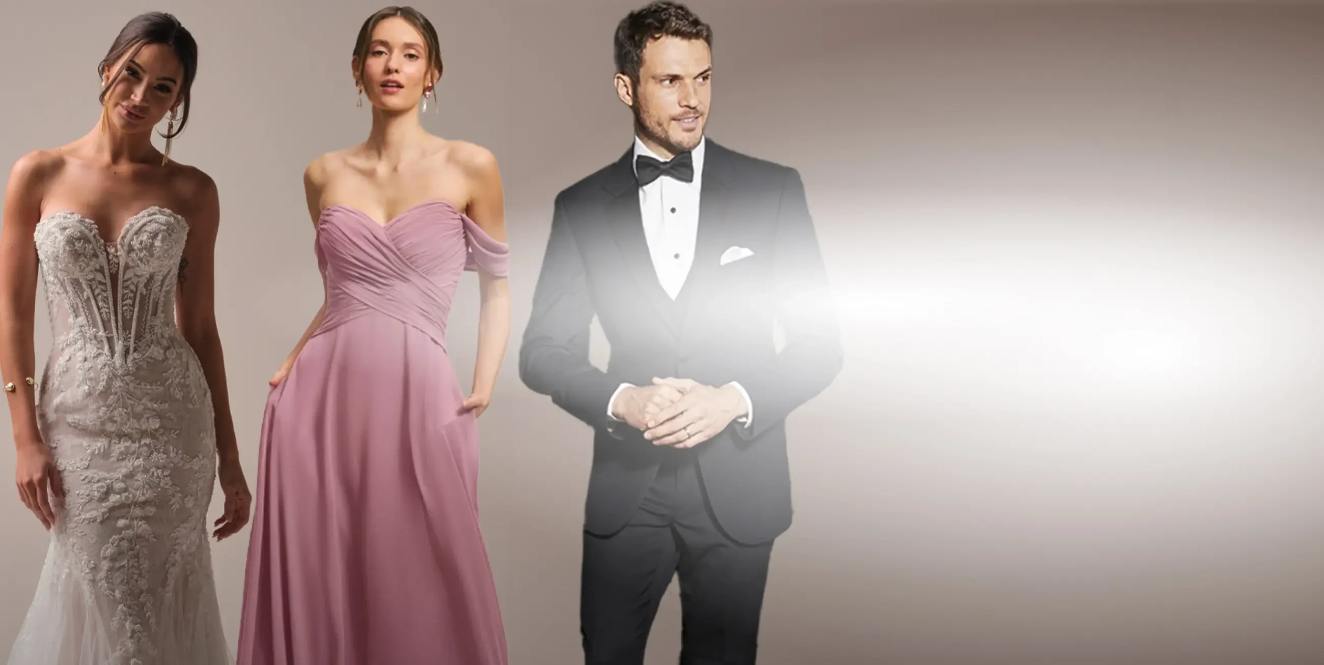 We’ll help you style every member of your wedding party