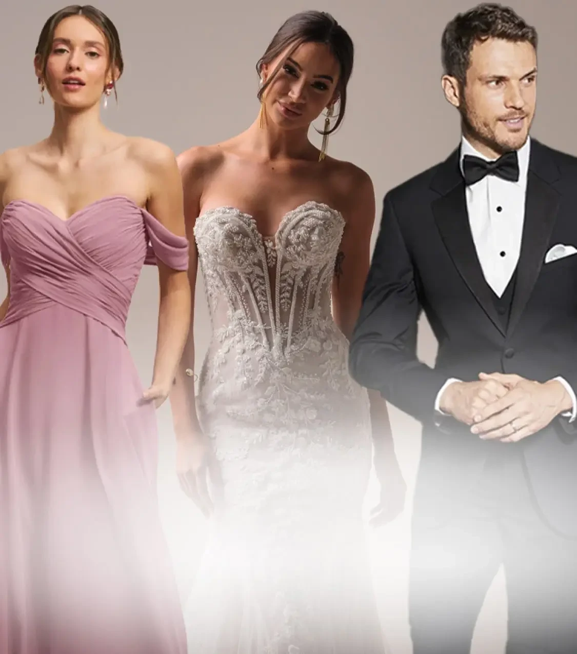We’ll help you style every member of your wedding party